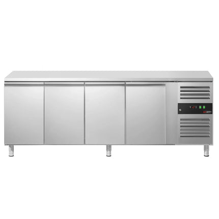 GGM Gastro Commercial Counter Freezer ECO - 2230x700mm - with 4 doors - capacity 553 litres