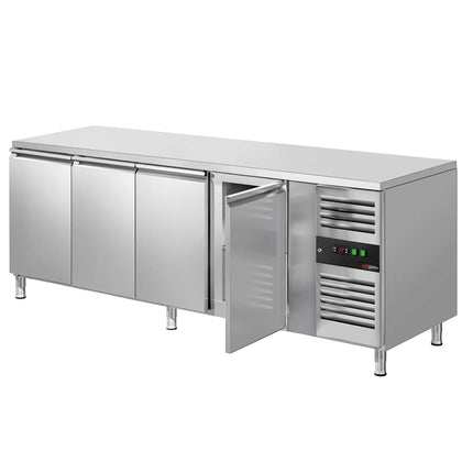 GGM Gastro Commercial Counter Freezer ECO - 2230x700mm - with 4 doors - capacity 553 litres