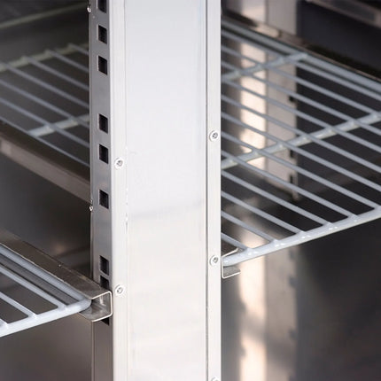 GGM Gastro Commercial Counter Freezer ECO - 2230x700mm - with 4 doors - capacity 553 litres