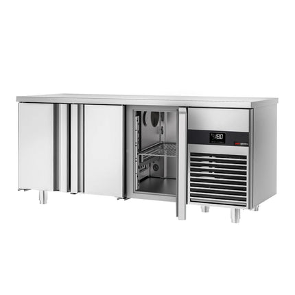 GGM Gastro Commercial Counter Freezer PREMIUM - 1865x700mm - with 3 doors - capacity 474 litres