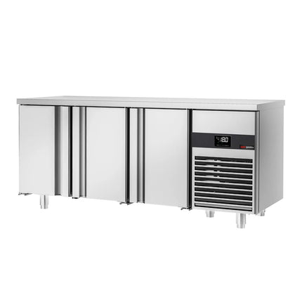 GGM Gastro Commercial Counter Freezer PREMIUM - 1865x700mm - with 3 doors - capacity 474 litres