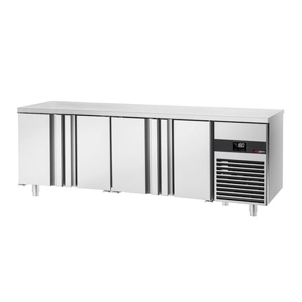 GGM Gastro Commercial Counter Freezer PREMIUM - 2230x700mm - with 4 doors - capacity 632 litres
