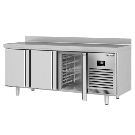 GGM Gastro Commercial Counter Freezer PREMIUM PLUS - 1960x700mm - with 3 doors - with upstand - capacity 465 litres