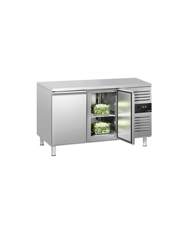GGM Gastro Commercial Counter Fridge ECO - 1360x700mm - with 2 doors
