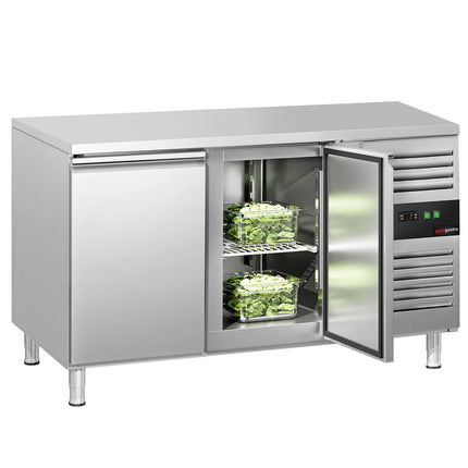 GGM Gastro Commercial Counter Fridge ECO - 1360x700mm - with 2 doors