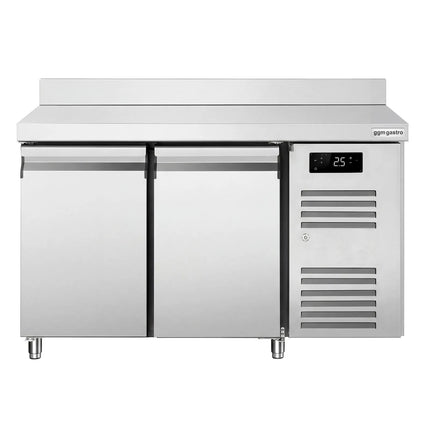 GGM Gastro Commercial Counter Fridge ECO - 1360x700mm - with 2 doors - with upstand