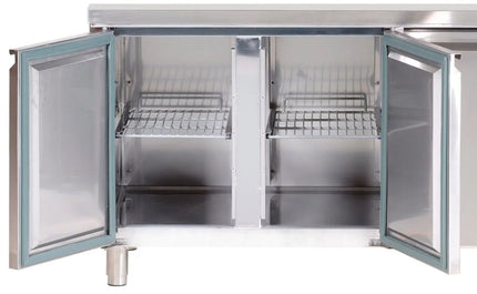 GGM Gastro Commercial Counter Fridge ECO - 1795x700mm - with 2 doors - 2 drawers [1/1 GN] - capacity 417 litres