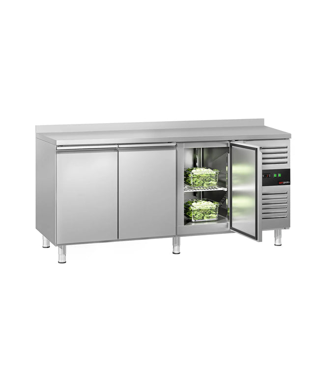 GGM Gastro Commercial Counter Fridge ECO - 1795x700mm - with 3 doors - with upstand