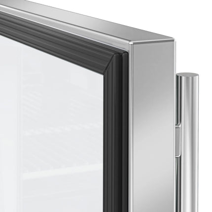 GGM Gastro Commercial Counter Fridge ECO - 2230x700mm - glass doors - capacity 553 litres