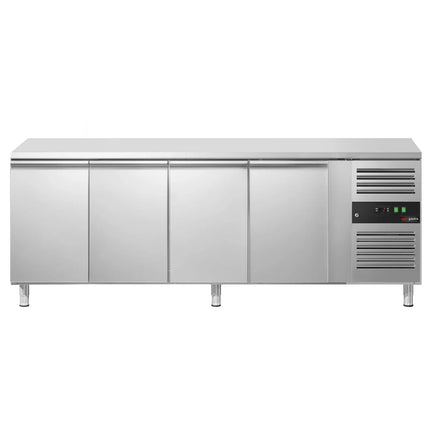 GGM Gastro Commercial Counter Fridge ECO - 2230x700mm - with 4 doors - capacity 553 litres