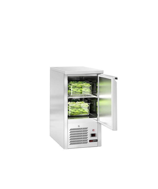 GGM Gastro Commercial Counter Fridge ECO - 450x700mm - with 1 door - capacity 102 litres