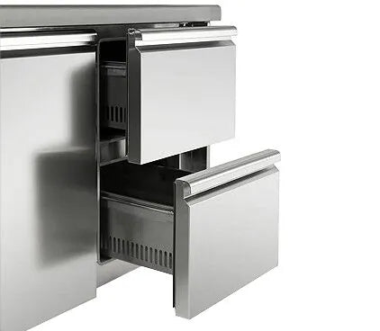 GGM Gastro Commercial Counter Fridge PREMIUM - 1365x700mm - with 6 drawers [1/1] - capacity 368 litres