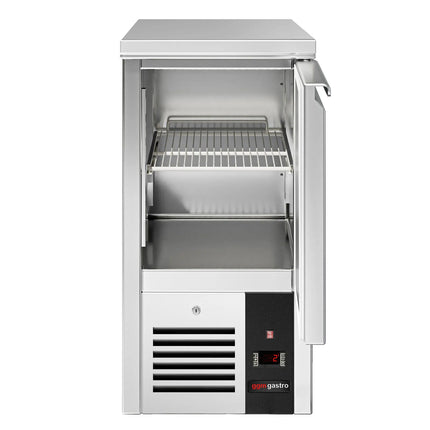 GGM Gastro Commercial Counter Fridge PREMIUM - 450x700mm - with 1 door - capacity 102 litres