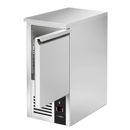 GGM Gastro Commercial Counter Fridge PREMIUM - 450x700mm - with 1 door - capacity 102 litres