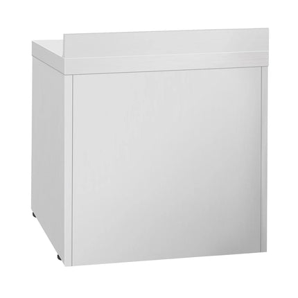 GGM Gastro Commercial Counter Fridge PREMIUM PLUS - 978x700mm - glass doors - with upstand - capacity 230 litres