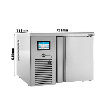 GGM Gastro Commercial Countertop Blast Chiller/Freezer - 3x GN 1/1 or EN 600x400mm - with Touchscreen Controller - 68L