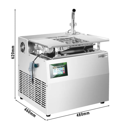 GGM Gastro Commercial Countertop Chocolate Tempering Machine - 5,5kg - 1,1kW - with Dispensing Spout