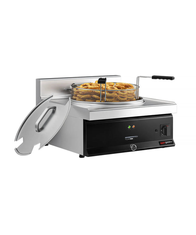 GGM Gastro Commercial Countertop Electric Fish Fryer - 25 litres - 14kW - Manual