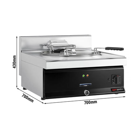 GGM Gastro Commercial Countertop Electric Fish Fryer - 25 litres - 14kW - Manual