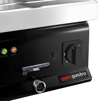 GGM Gastro Commercial Countertop Electric Fish Fryer - 25 litres - 14kW - Manual