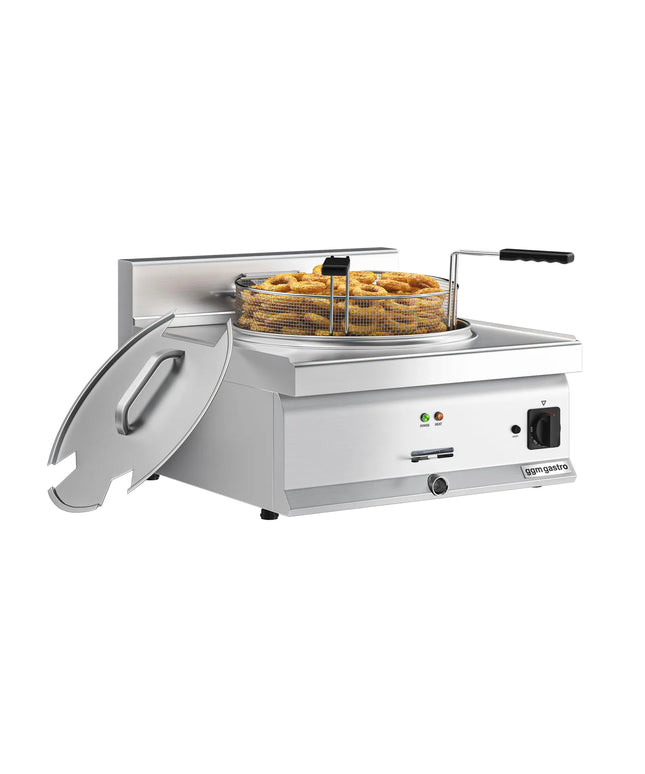 GGM Gastro Commercial Countertop Electric Fish Fryer - 25 litres - 15kW