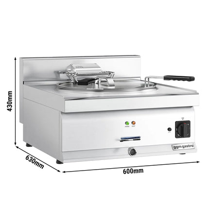 GGM Gastro Commercial Countertop Electric Fish Fryer - 25 litres - 15kW