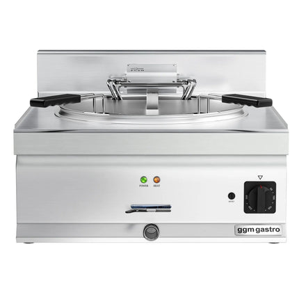 GGM Gastro Commercial Countertop Electric Fish Fryer - 25 litres - 15kW - Manual