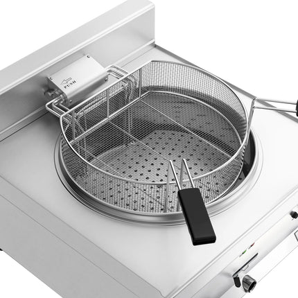 GGM Gastro Commercial Countertop Electric Fish Fryer - 25 litres - 15kW - Manual