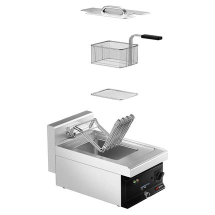 GGM Gastro Commercial Countertop Electric Fryer - 10 litres - 13.2kW