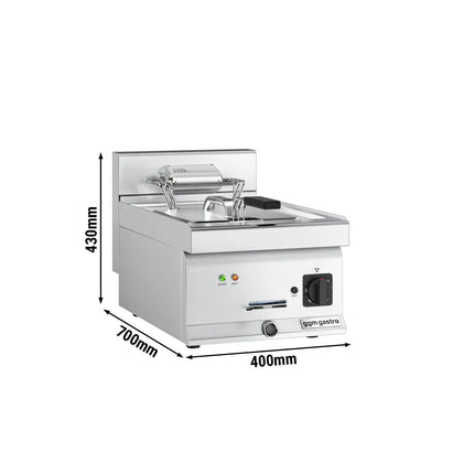 GGM Gastro Commercial Countertop Electric Fryer - 10 litres - 9kW