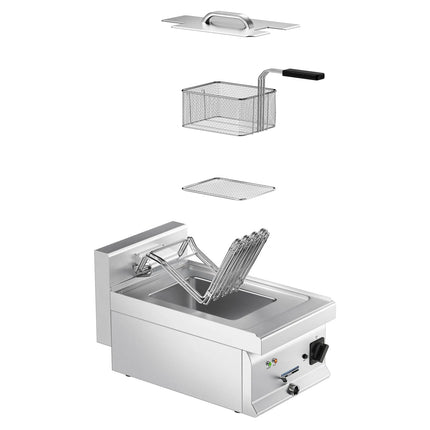 GGM Gastro Commercial Countertop Electric Fryer - 10 litres - 9kW