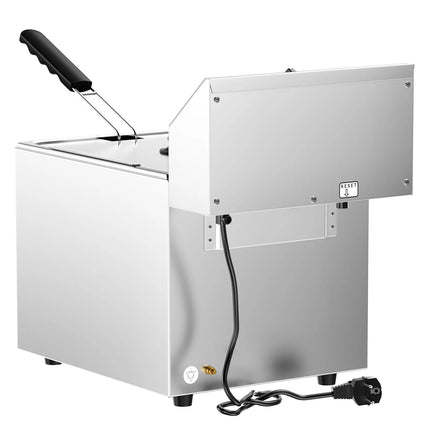 GGM Gastro Commercial Countertop Electric Fryer - 12 litres - 3.25kW - Manual - with drain tap