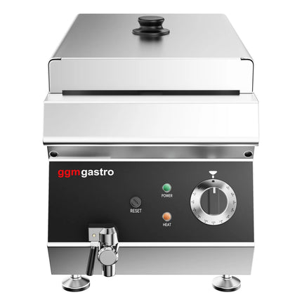 GGM Gastro Commercial Countertop Electric Fryer - 13 litres - 4.5kW - with drain tap