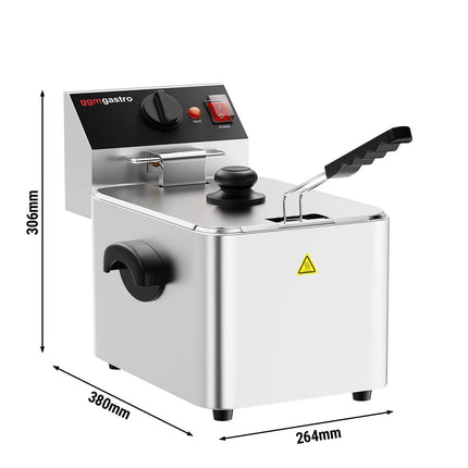 GGM Gastro Commercial Countertop Electric Fryer - 4 litres - 2.5kW