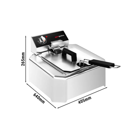 GGM Gastro Commercial Countertop Electric Fryer - 5 litres - 3.75kW - Manual