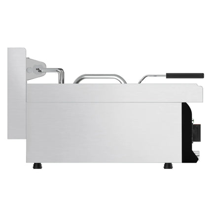 GGM Gastro Commercial Countertop Electric Twin Tank Fryer - 10+10 litres - 16kW - with drain tap