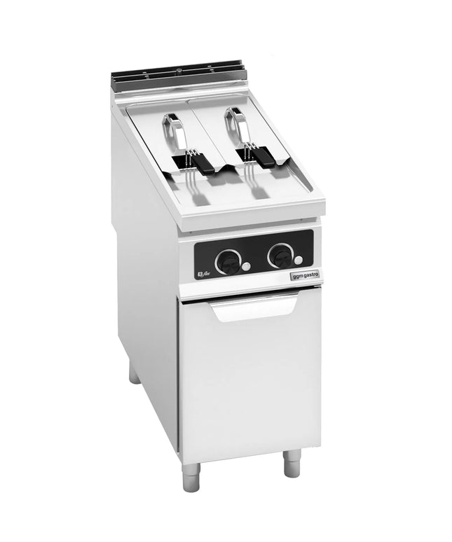GGM Gastro Commercial Countertop Electric Twin Tank Fryer – 7+7 Litres – 16 kW – Bflex Digital