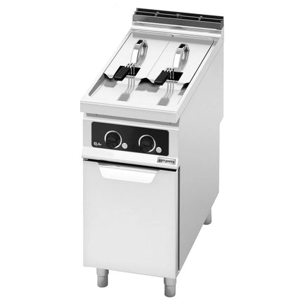 GGM Gastro Commercial Countertop Electric Twin Tank Fryer – 7+7 Litres – 16 kW – Bflex Digital
