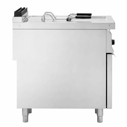 GGM Gastro Commercial Countertop Electric Twin Tank Fryer – 7+7 Litres – 16 kW – Bflex Digital