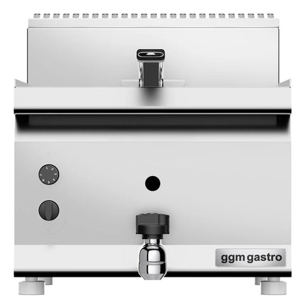 GGM Gastro Commercial Countertop Gas Fryer - 8 litres - 6kW - Manual - with drain tap