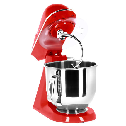 GGM Gastro Commercial Countertop Planetary Mixer  - 7L - 350W - incl. 3 attachments - Red