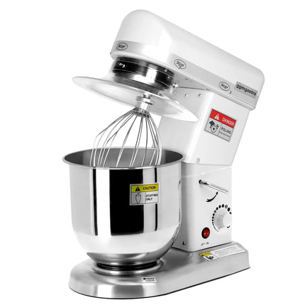 GGM Gastro Commercial Countertop Planetary Mixer  - 7L - 500W - incl. 3 attachments