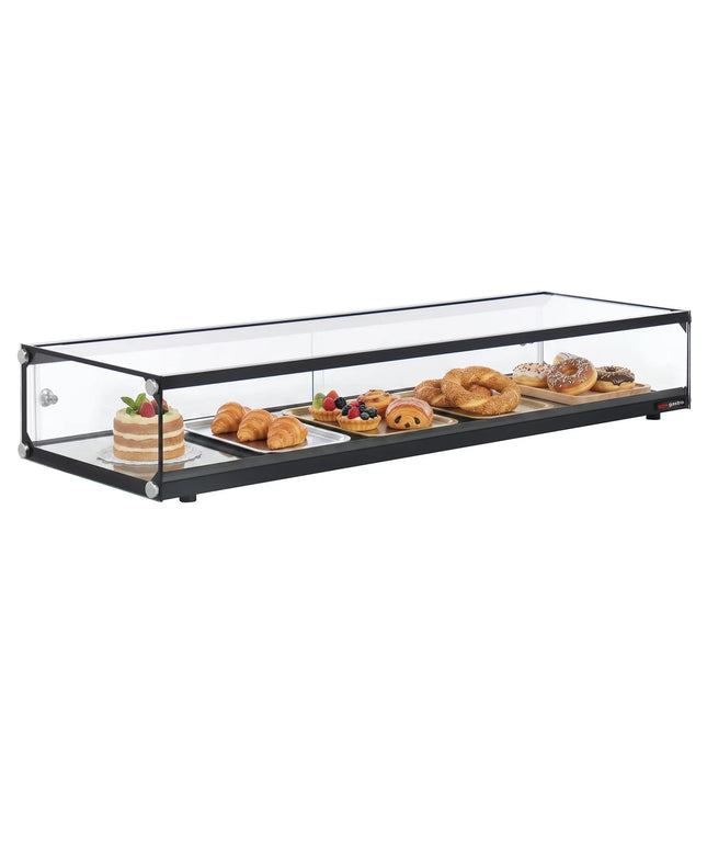 GGM Gastro Commercial Countertop Showcase – Neutral – Tempered Glass – 1200 mm