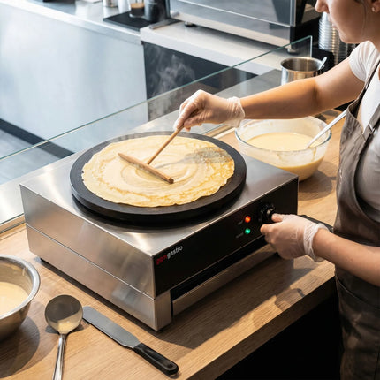 GGM Gastro Commercial Crepe Maker - Single - 400mm