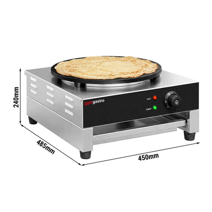 GGM Gastro Commercial Crepe Maker - Single - 400mm - incl. crepe spreader