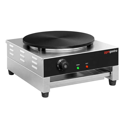 GGM Gastro Commercial Crepe Maker - Single - 400mm - incl. crepe spreader