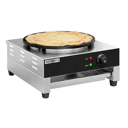 GGM Gastro Commercial Crepe Maker - Single - 400mm - incl. crepe spreader