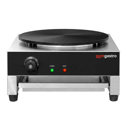GGM Gastro Commercial Crepe Maker - Single - 400mm - incl. crepe spreader