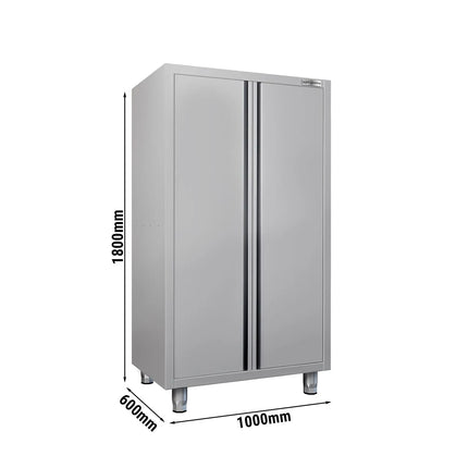 GGM Gastro Commercial Crockery Cabinet ECO - 1000x600mm - 2 Double Doors - Height: 1800mm