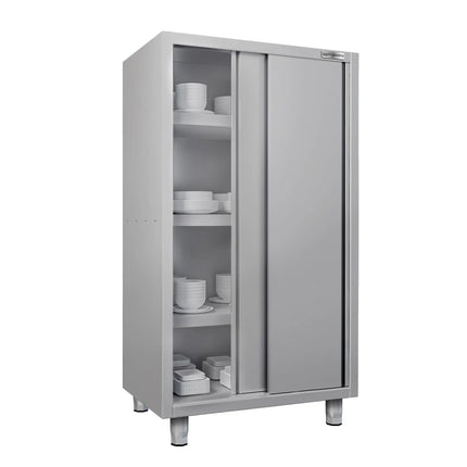 GGM Gastro Commercial Crockery Cabinet ECO - 1200x600mm - 2 Sliding Doors - Height: 1800mm